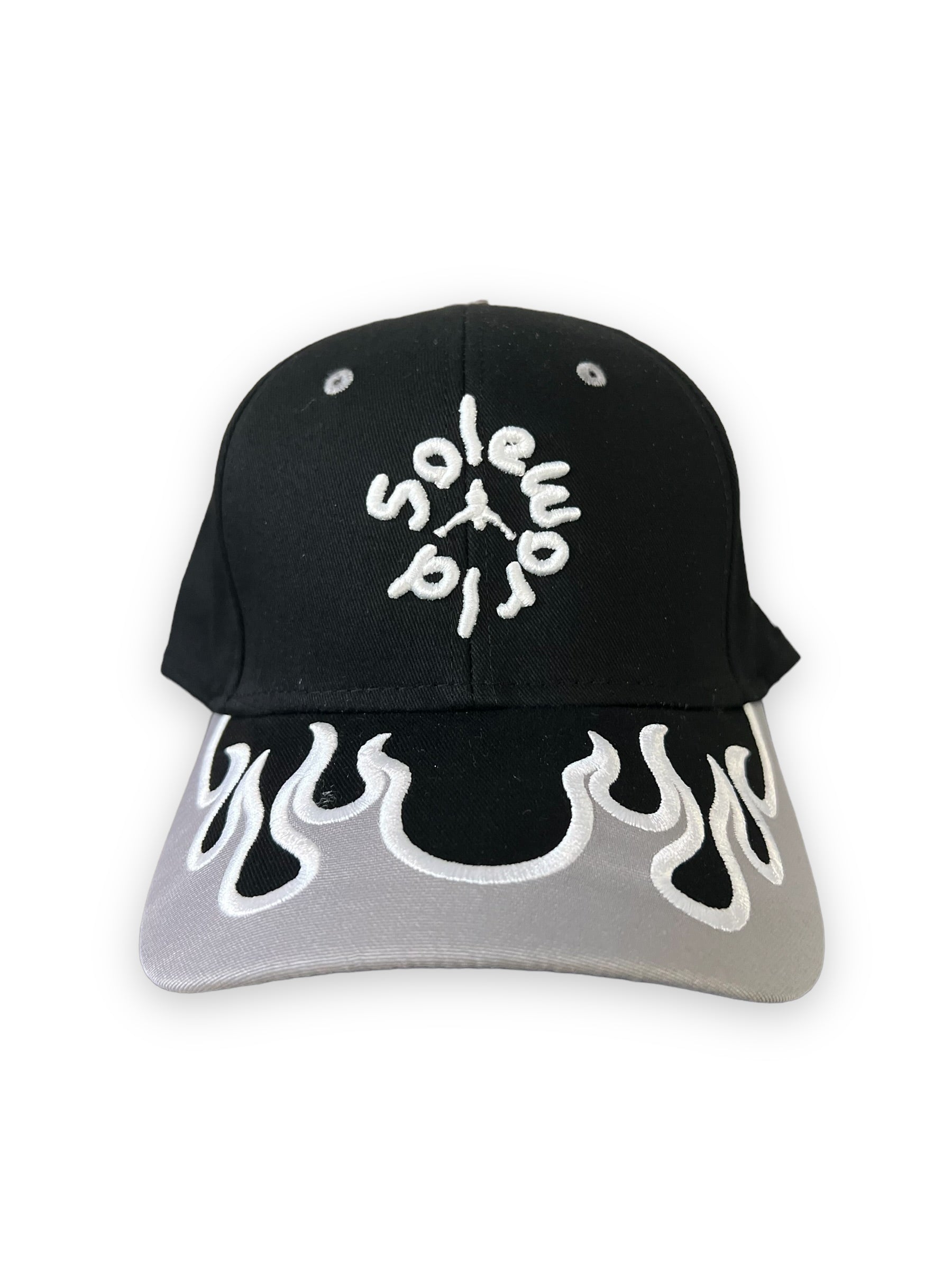 Limited Sole World Grey Flames Hat