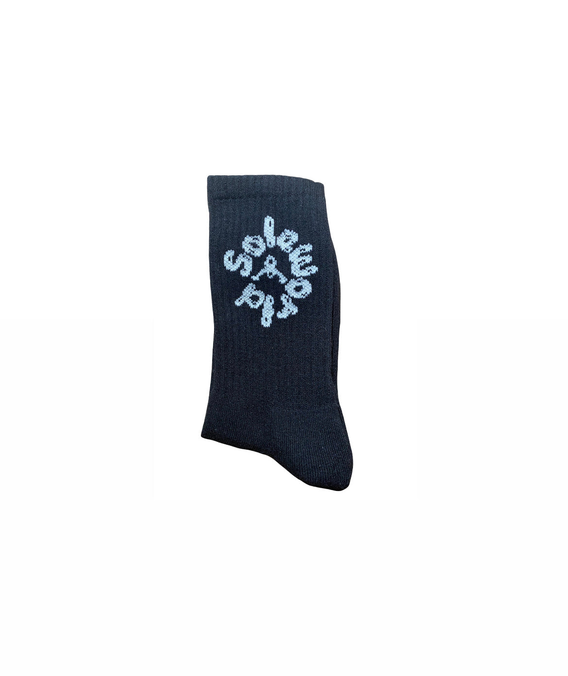 Black Sole World Socks