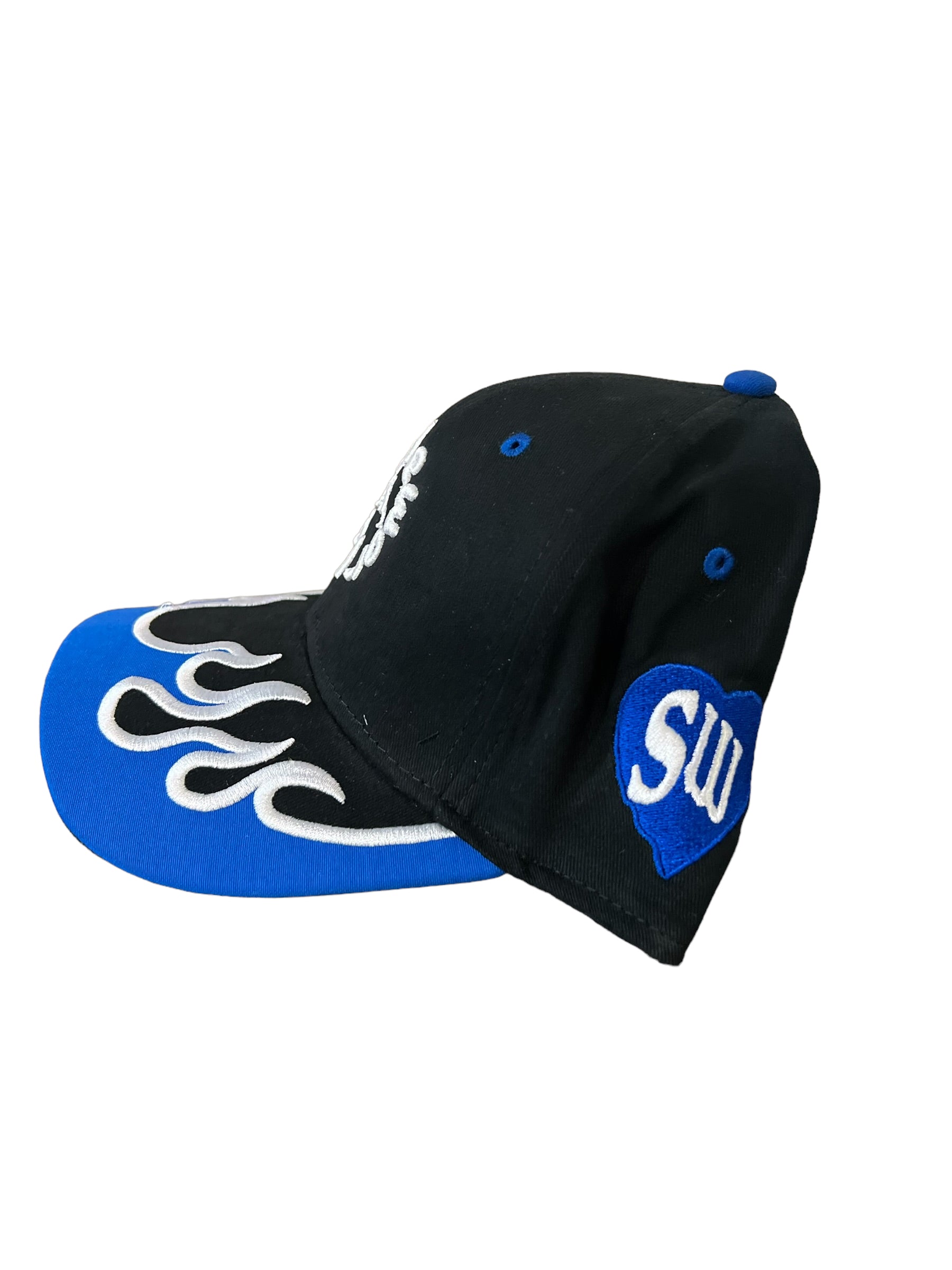 Limited Sole World Blue Flames Hat