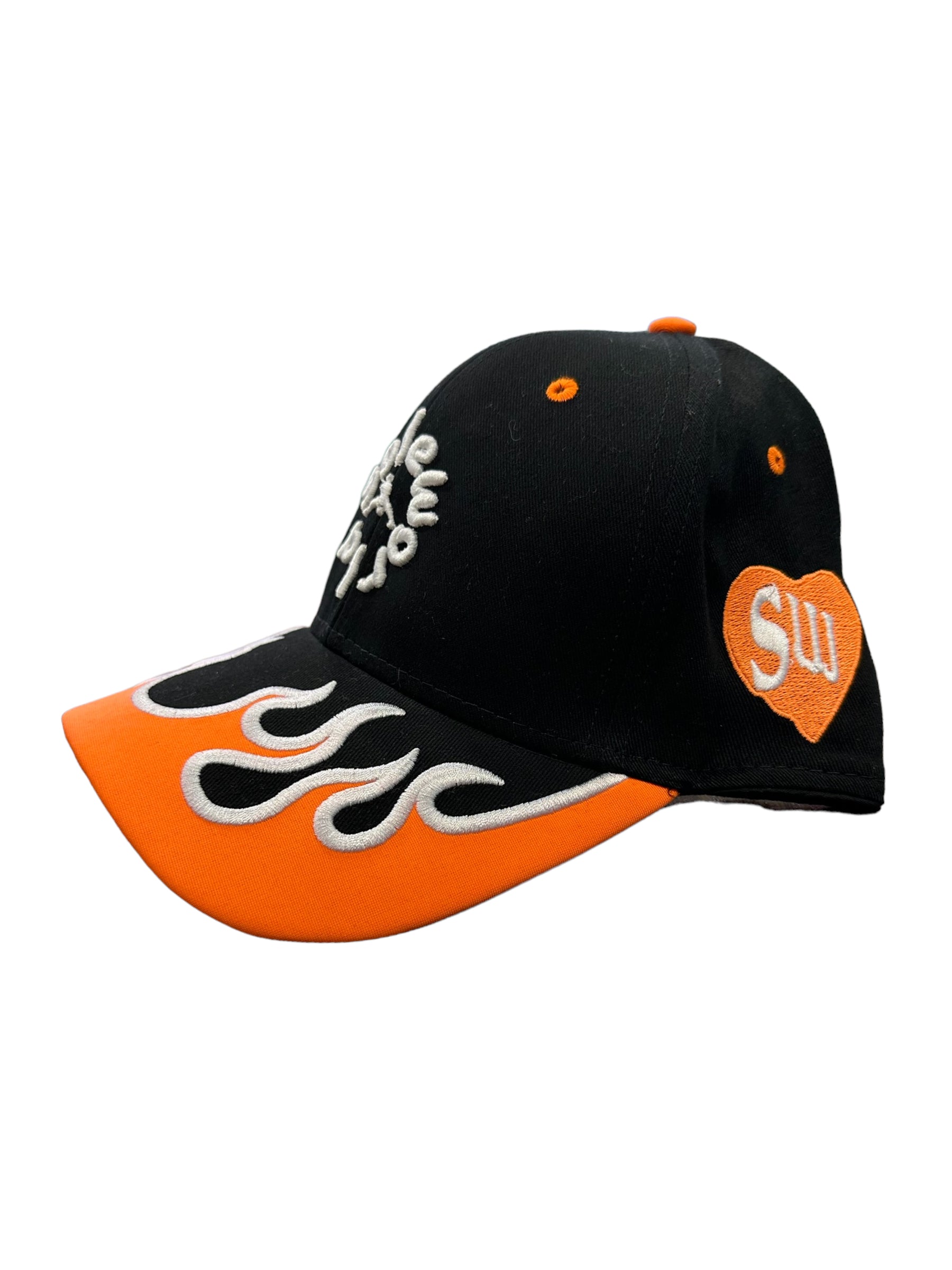Limited Sole World Orange Flames Hat