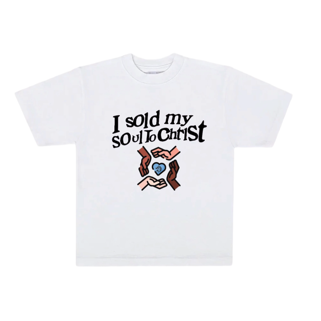 Sold My Soul To Christ Hands TEE