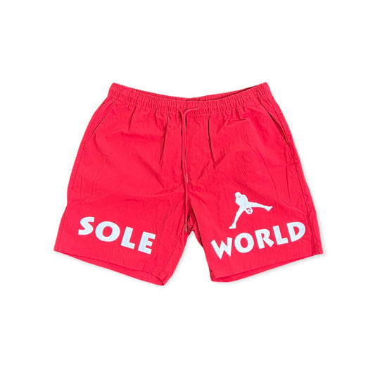 Red Sole World Shorts
