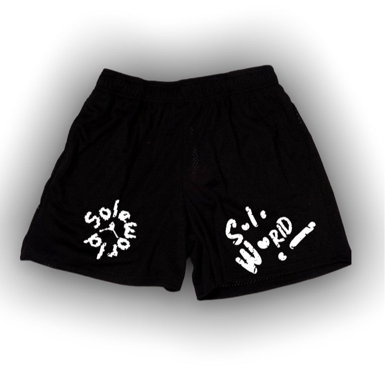 Sole World BLK Mesh Shorts