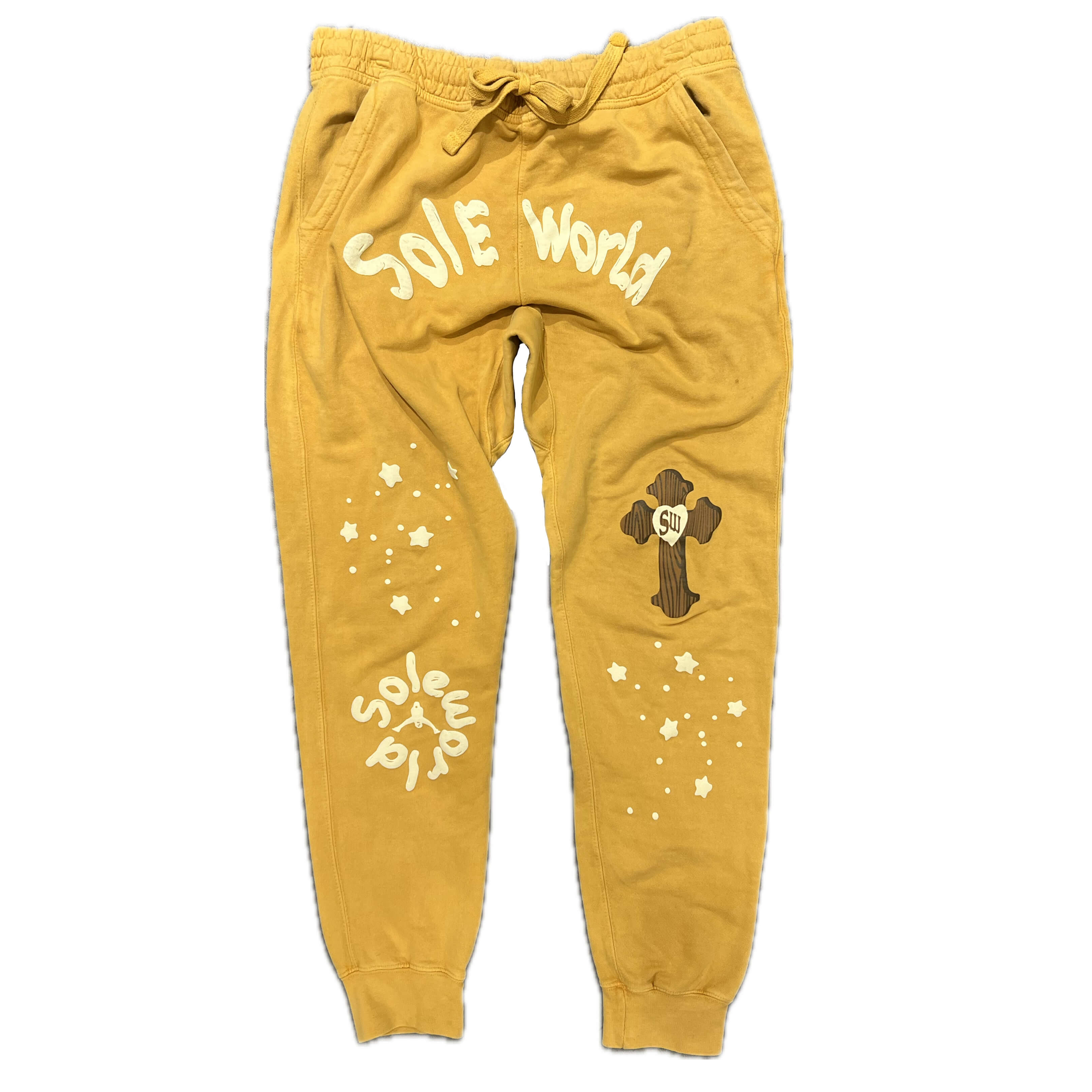 Yellow Cross Sweatpants