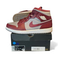 Jordan 1 Mid Red Grey