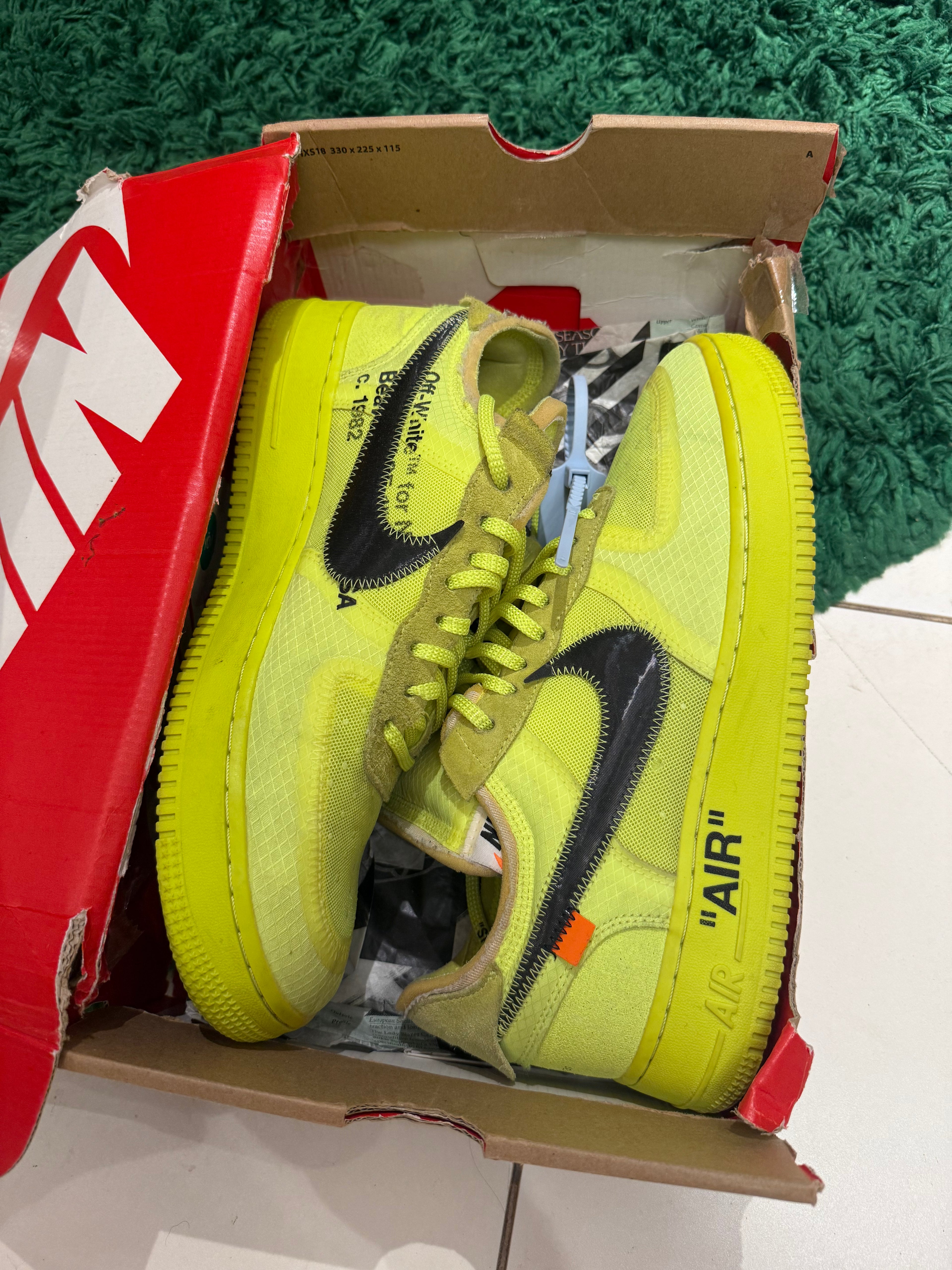 Off White Volt Air Force 1