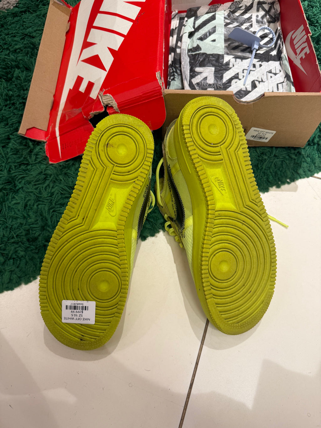 Off White Volt Air Force 1