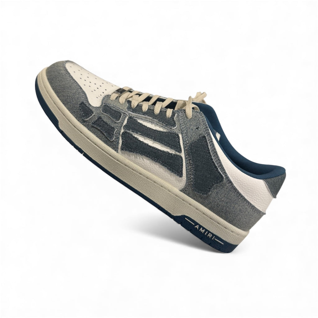 Amiri Skel Top Low 'Vintage Denim
- Slate Blue'