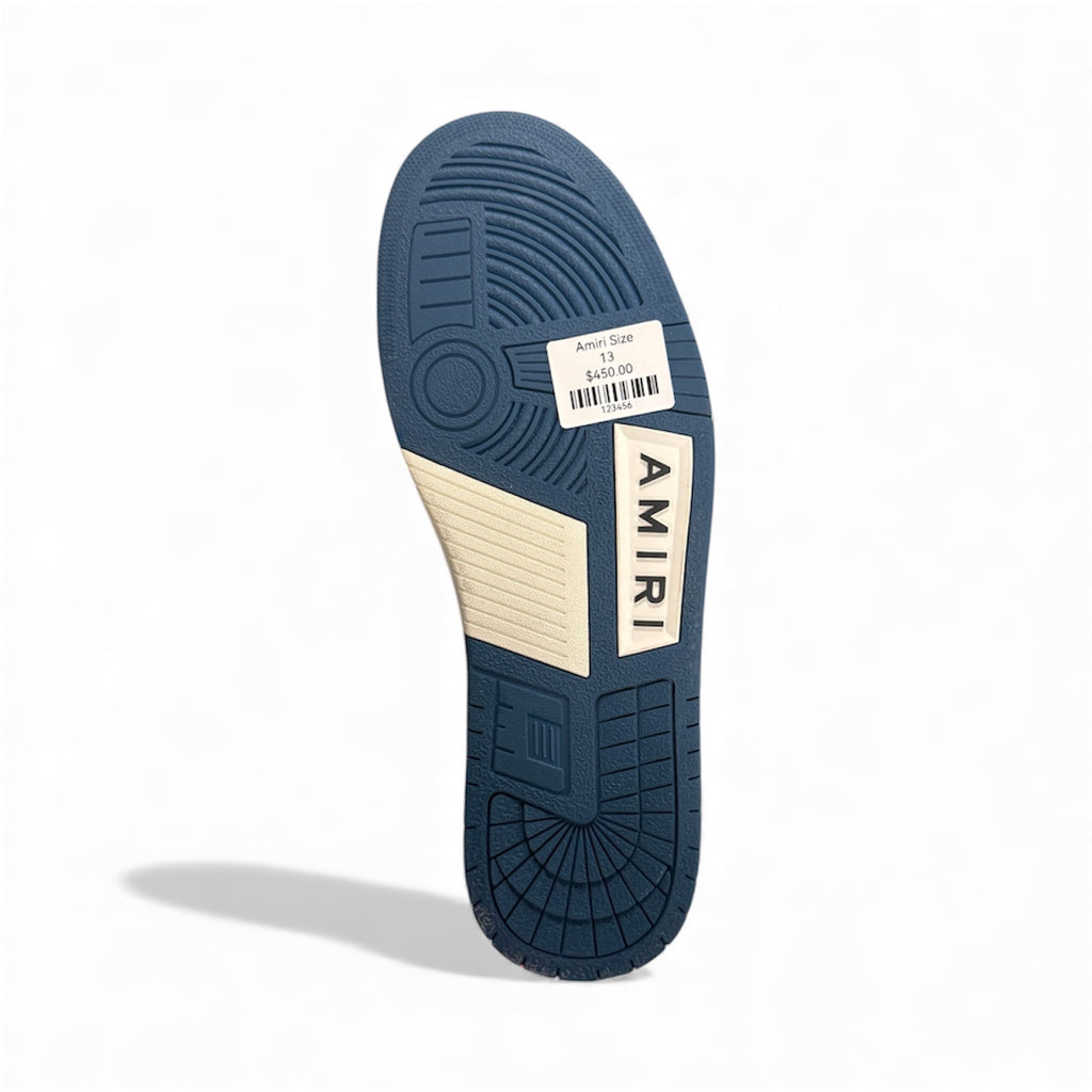 Amiri Skel Top Low 'Vintage Denim
- Slate Blue'