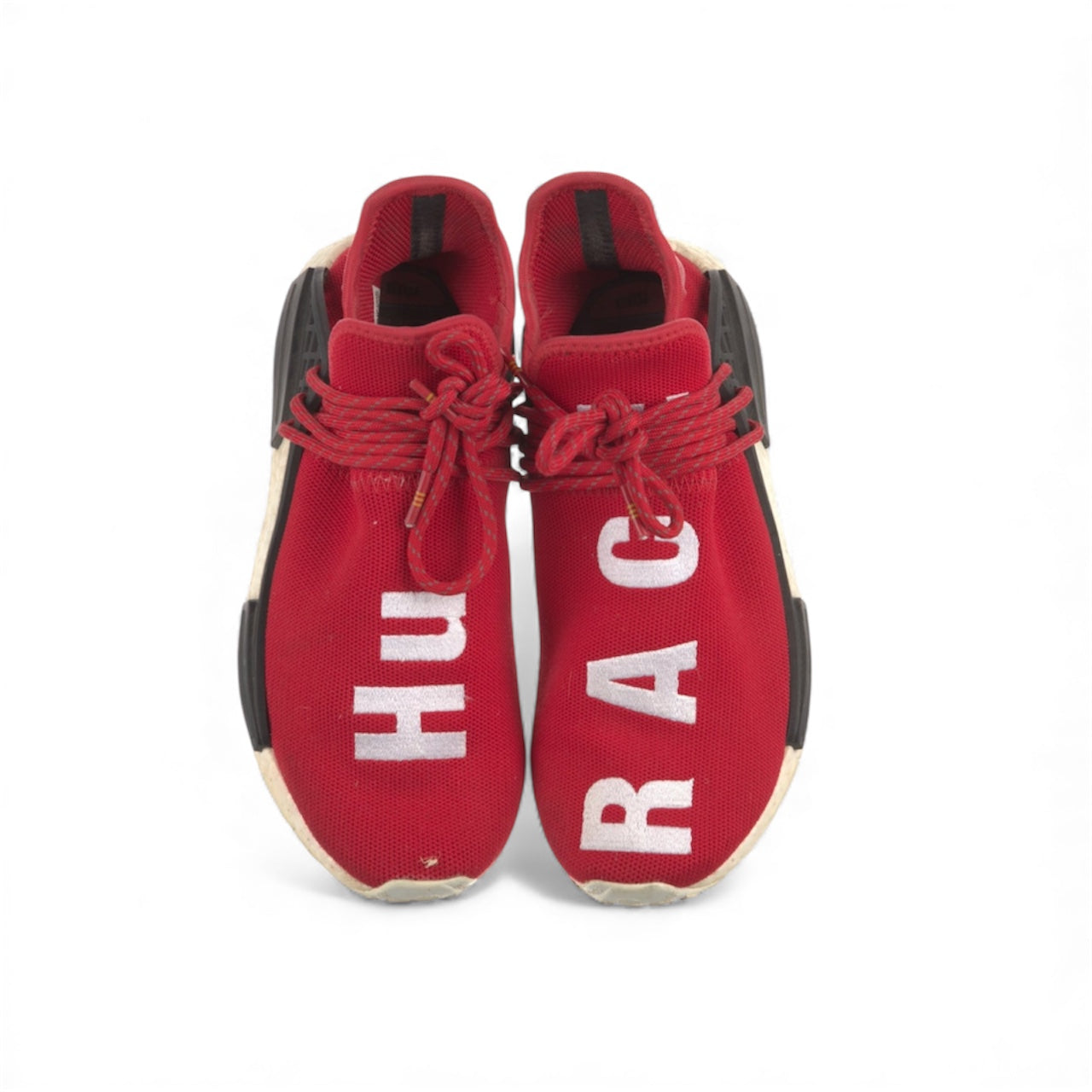 human race shoes red
