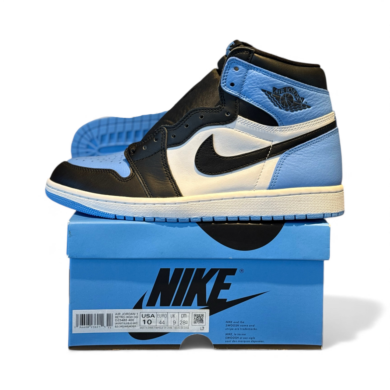 Jordan 1 Unc Toe
