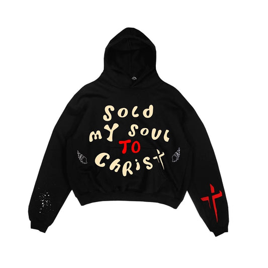 Sold My Soul To Christ Angel Hoodie