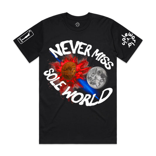 Never Miss At Sole World Rocket Tee